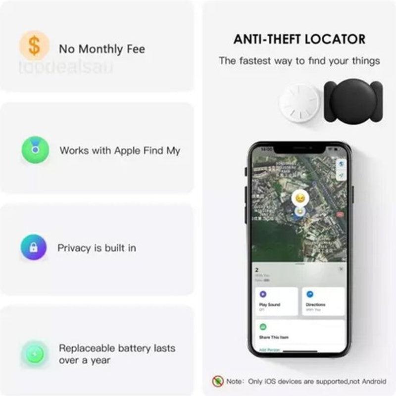 Compact GPS Vehicle Tracker - Mini Hidden Car Tracking Device