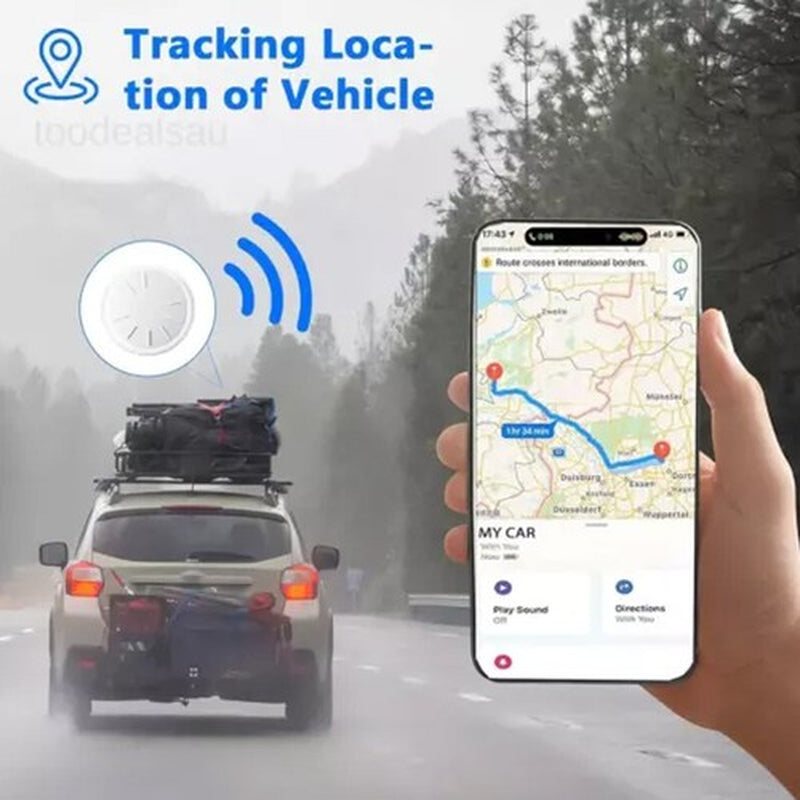 Compact GPS Vehicle Tracker - Mini Hidden Car Tracking Device